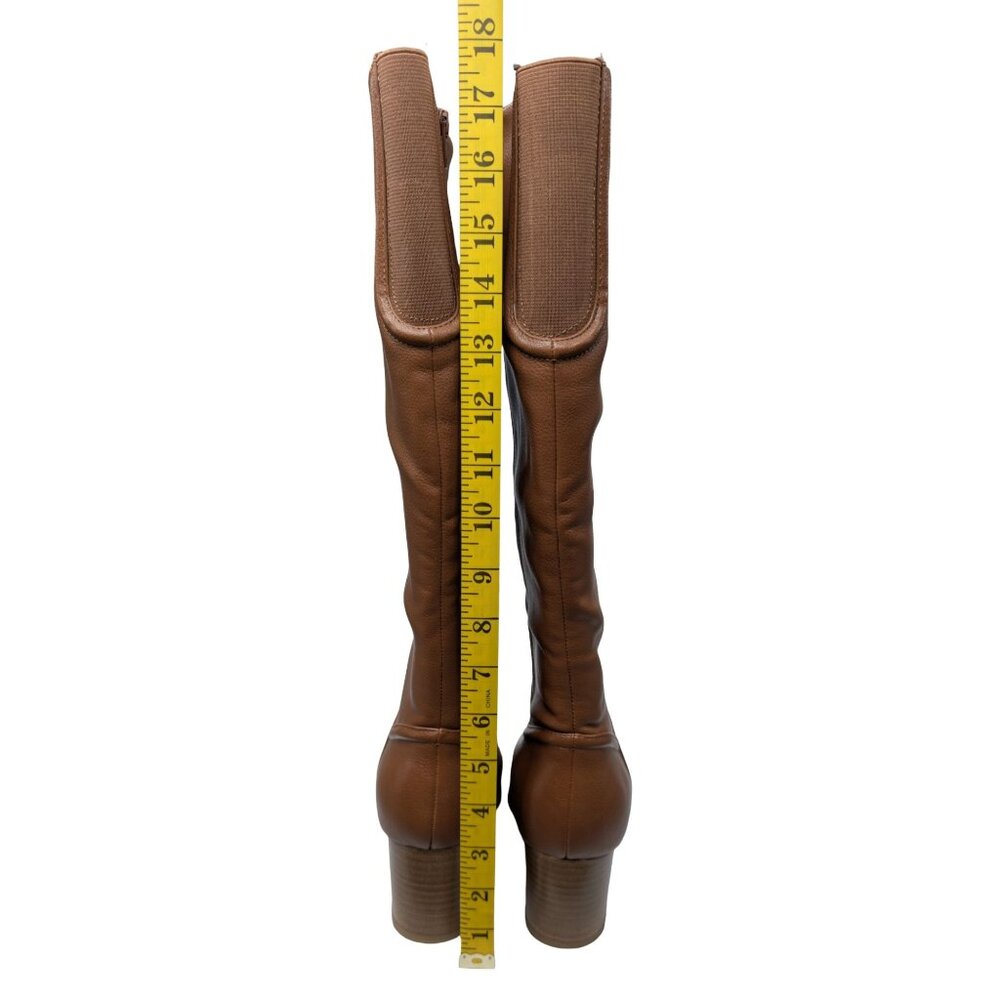 Baretraps Thalia Tall Boots Womens Walnut Brown Knee High Riding Boots Size 9 - Picture 8 of 16